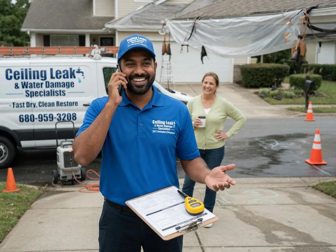 Ceiling Leak Cleanup Clara City, MN FAQs